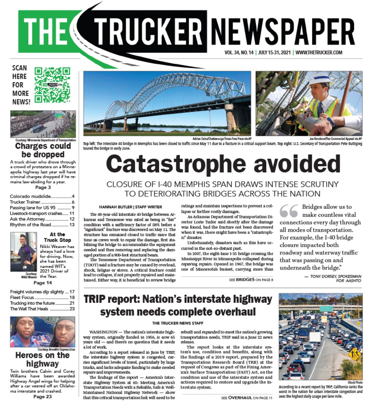 The Trucker Newspaper Digital Edition July 15 21 Thetrucker Com