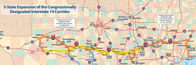 I-14 Corridor Funding Included In Infrastructure Bill - TheTrucker.com