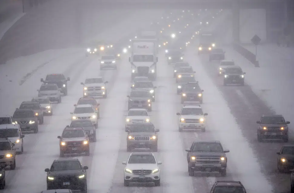 Massive Winter Storm Brings Snow, Strong Winds, Traffic Snarls ...