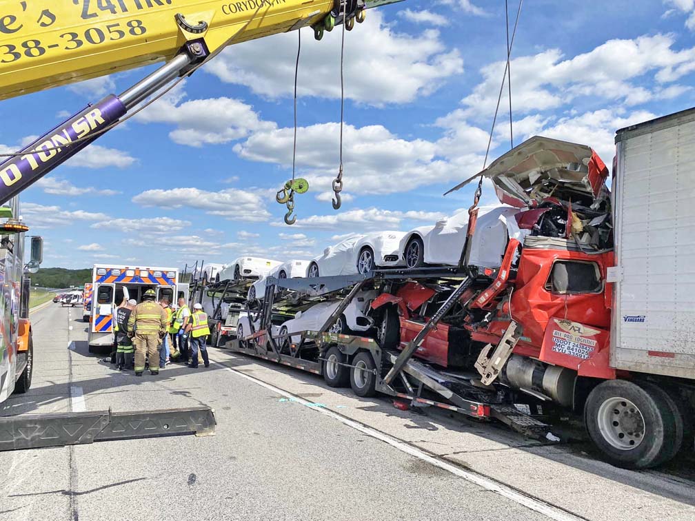 Truck Driver Dies After Rear-ending Another 18-wheeler In Harrison ...