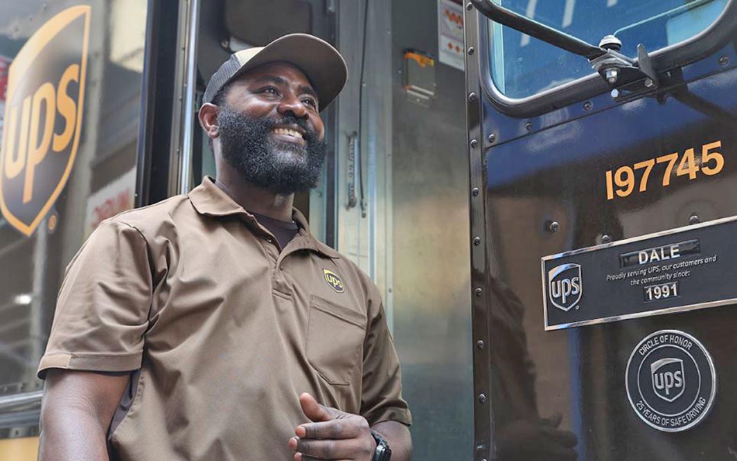 UPS showing appreciation to its drivers for Founders' Day
