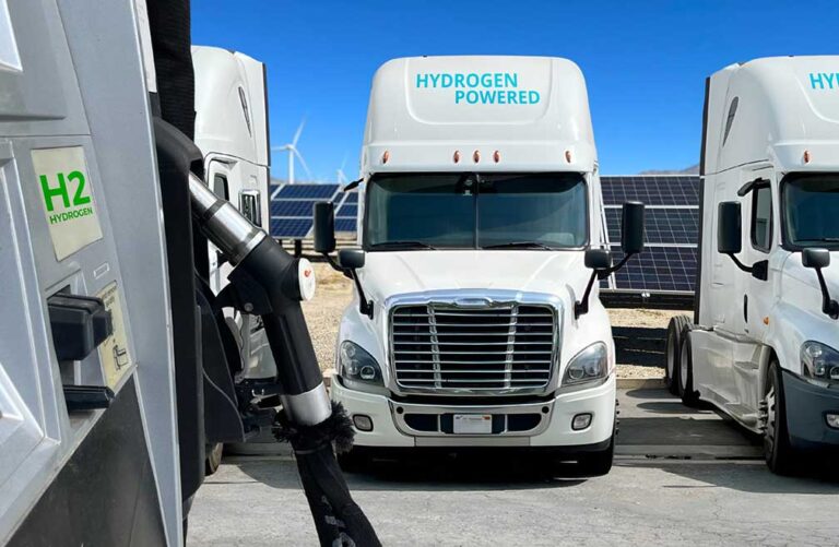Could hydrogen be the future of zero-emission trucking? Research predicts leap in number of stations worldwide by 2030