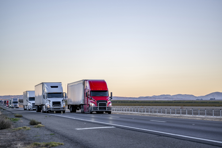 Trucks hauled majority of $1.57 trillion in trade across land borders in 2023