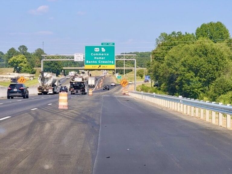 Additional lane of I-85 southbound now open in Georgia