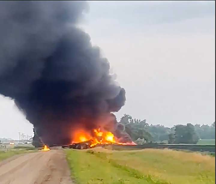 Fiery North Dakota derailment was latest crash to involve weak tank cars the NTSB wants replaced