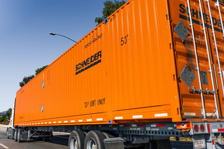 Schneider National operations income for Q2 2024 drops 50% compared to 2023 