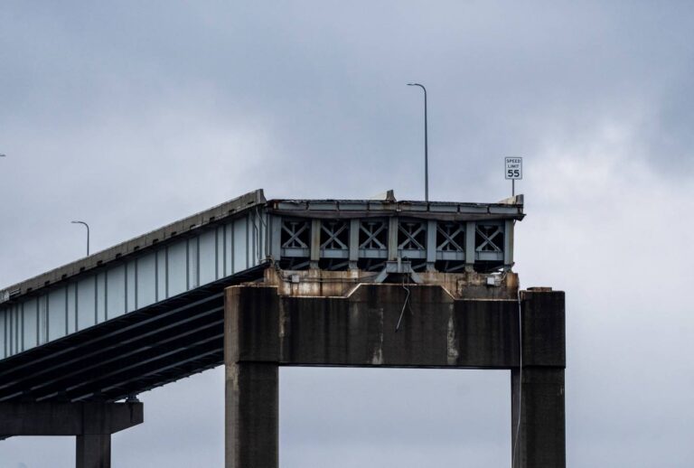 Road work inspector who leaped to safety during Baltimore bridge collapse to file claim