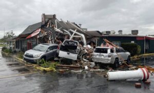 AP Rocky Mt NC Tornado Damage