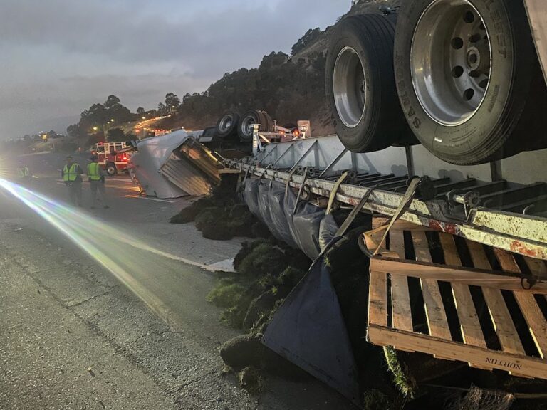 2 northern California big rig incidents snarl traffic for hours