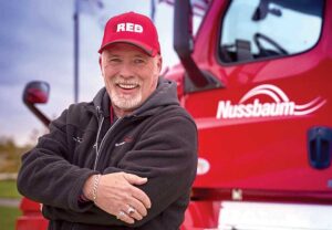 Clark Reed, a driver for Nussbaum Transportation, is one of TCA’s Drivers of the Year for 2024. During his 20 years on the road, he’s racked up about 2.5 million miles. (Courtesy: Clark Reed)