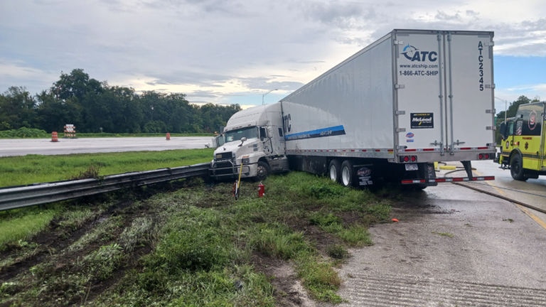 Florida driver uninjured after crash