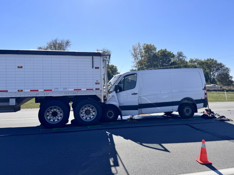 Indiana crash sends man to hospital