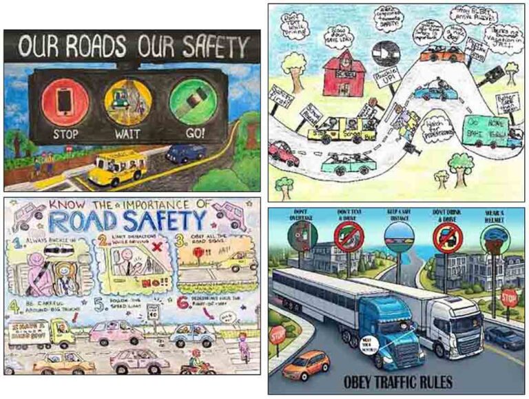 A colorful call to action: FMCSA’s 2024 art contest showcases student talent in road safety