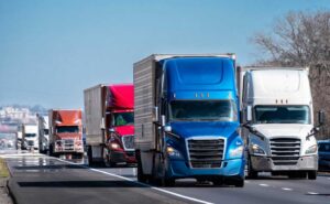 Too Many Trucks on Highway iStock web