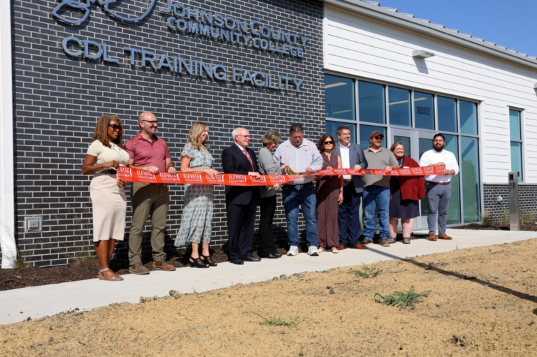 Revving up skills: JCCC celebrates grand opening of new CDL driving range