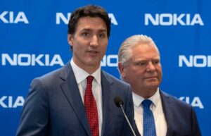 AP Justin Trudeau and Doug Ford web