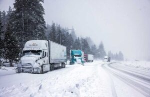 AP Trucks Stuck on Interstate