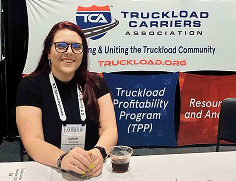 TCA’s Sarah Hammons transitioned from health care to the trucking industry