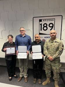 Arizona DOT and employees earns prestigious award for employee military support