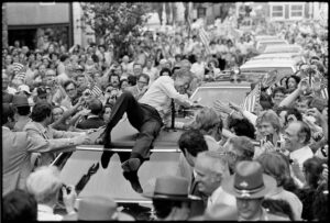 AP Jimmy Carter on Top of Car web