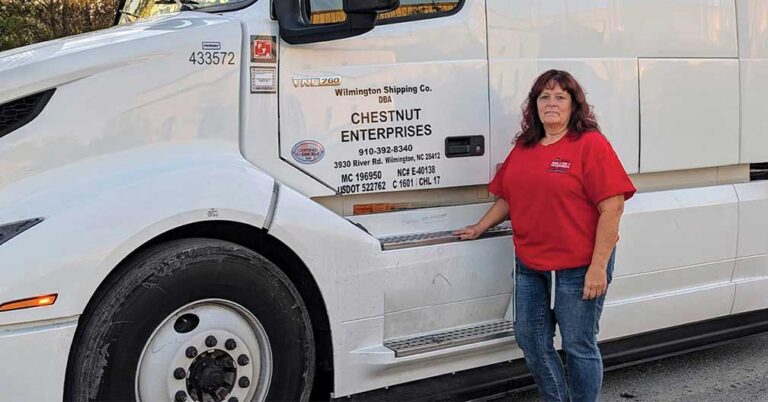 Driver April Crysel honored as WIT’s December member of the month