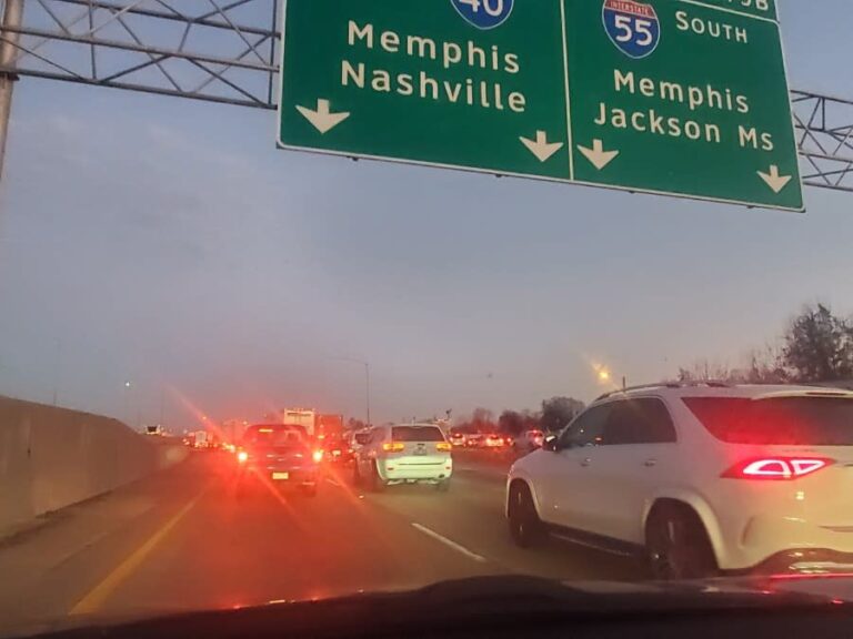 Pothole on I-40 in Arkansas finally patched after huge backup on Sunday