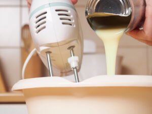 Adding sweetened condensed milk