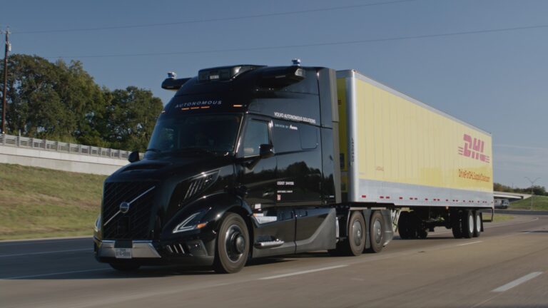 Volvo begins autonomous operations for DHL Supply Chain in Texas