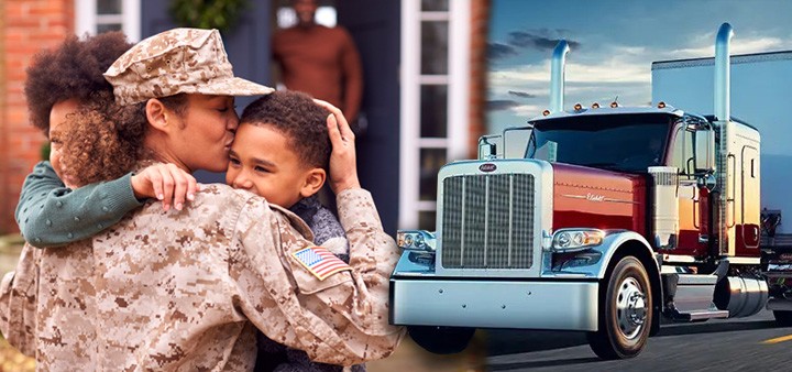 Peterbilt recognized as a 2025 Military Friendly Employer