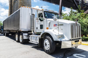 Kenworth brand truck in New York City, USA