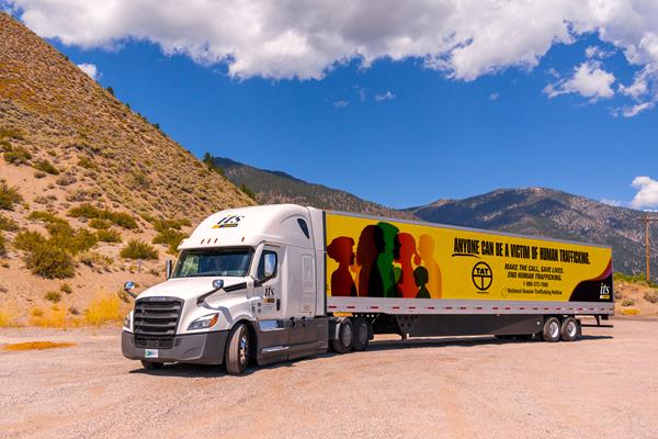 Two trailers, one mission: ITS Logistics and TAT join forces for human trafficking awareness