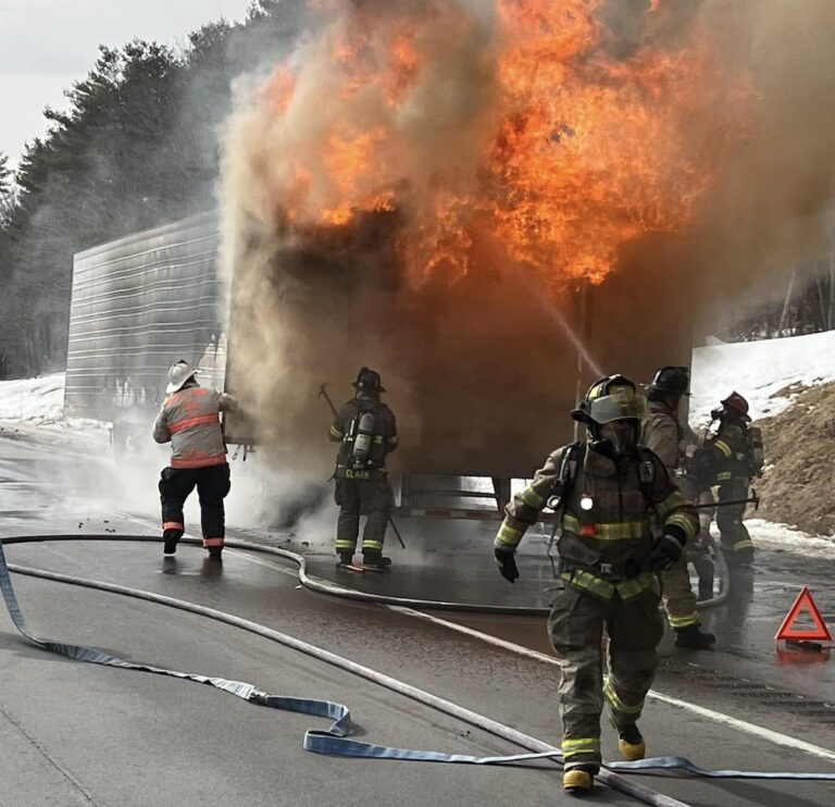 Curly Fried: Semi catches fire in Maine, burning potato cargo to a crisp