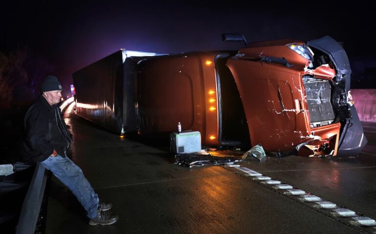 Monster storm across the US sparks threat of tornadoes and fire, killing at least 17